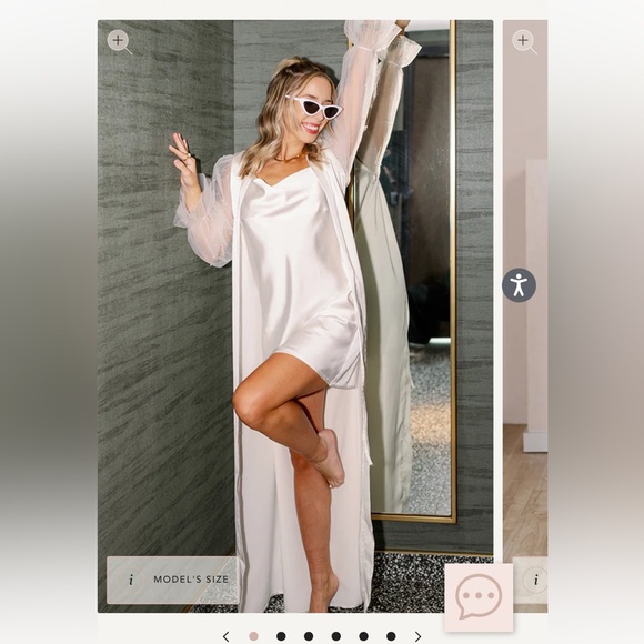 Revelry Bridal Sleep dress and duster set - Picture 4 of 6